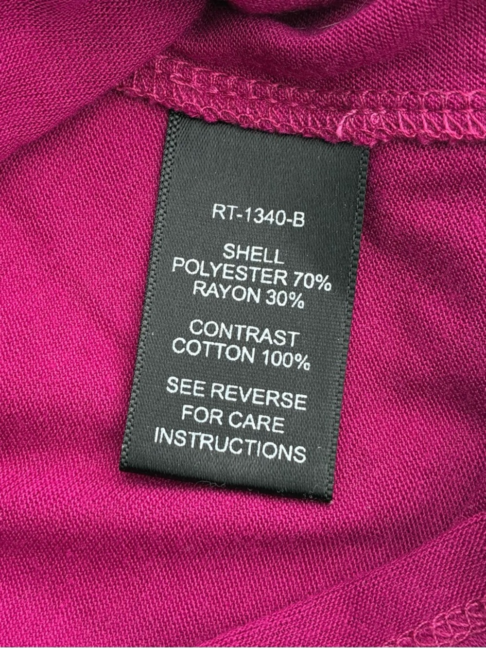 Magenta Ruffle Sleeve Top - Picture 4 of 7